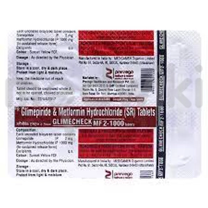 Glimecheck MF 2mg/1000mg Tablet 10s