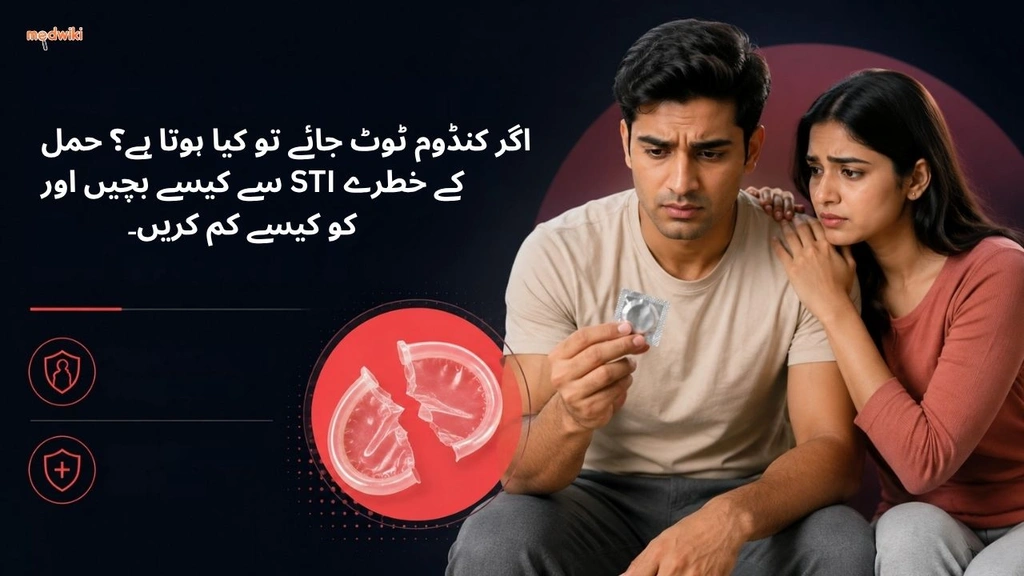 اگر کنڈوم ٹوٹ جائے تو کیا ہوتا ہے؟ حمل سے کیسے بچیں اور STI کے خطرے کو کیسے کم کریں۔ (Condom break and its risk explained in urdu)