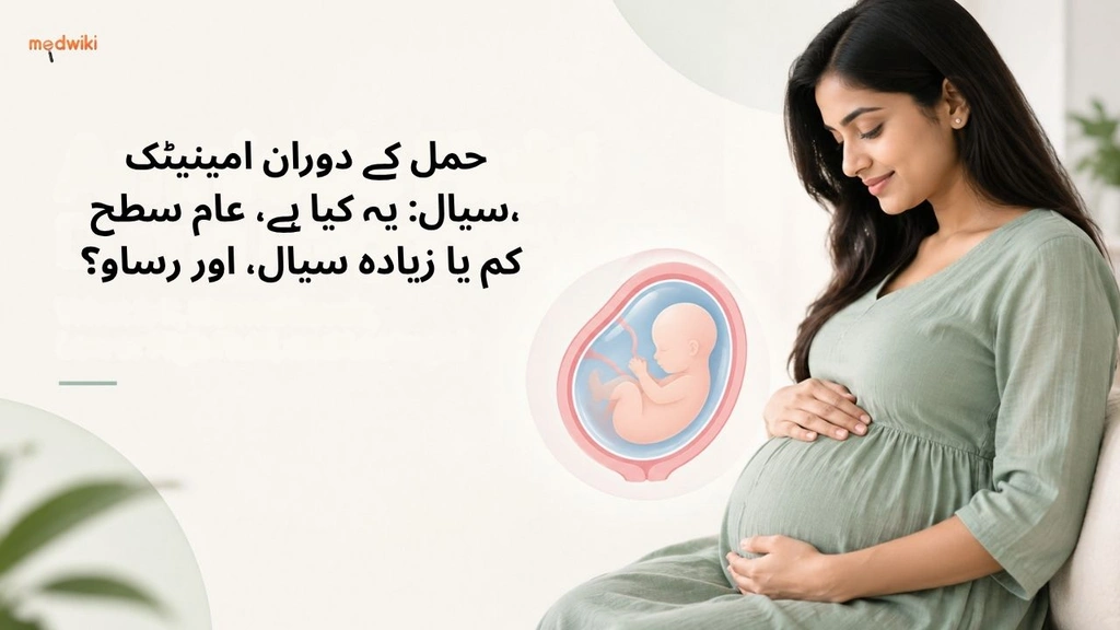 حمل کے دوران امینیٹک سیال: یہ کیا ہے، عام سطح، کم یا زیادہ سیال، اور رساو؟ (Amniotic Fluid During Pregnancy explained in Urdu)