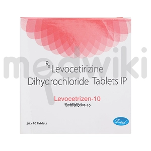 लेवोसेट्रीजेन 10mg टैबलेट 10s