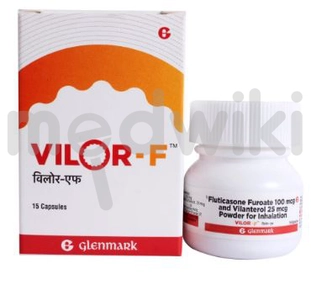 Vilor F 100mcg/25mcg Tablet 15s