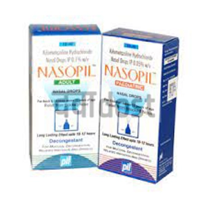 नासोपिल एडल्ट नेज़ल ड्रॉप्स 10ml