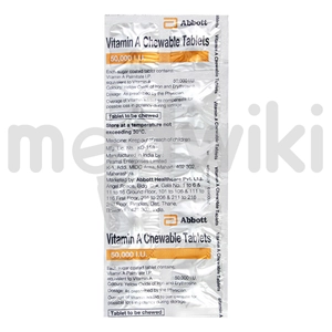 Vitamin A Chewable Tablet 10s
