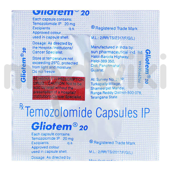 ग्लियोटेम 250mg कैप्सूल