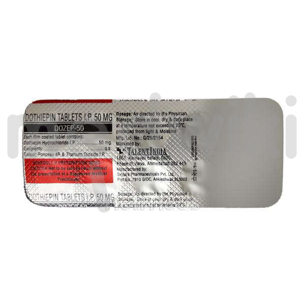 Dozep 50mg Tablet 10s
