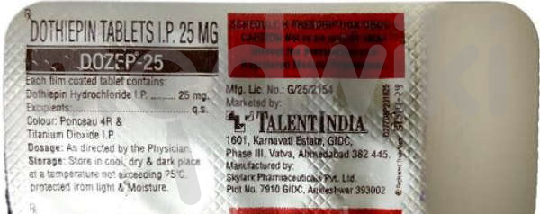 Dozep 25mg Tablet 10s