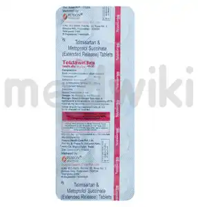 टेलडॉन बीटा 40mg/25mg टैबलेट