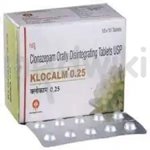 Klonaz 0.25mg Tablet 10s