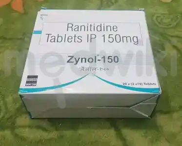 ज़ायनोल 150mg टैबलेट