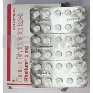 Sibelium 5mg Tablet 30s