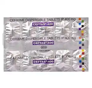 Ceftas 400mg Tablet DT 10s