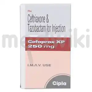 सैफोप्रोक्स एक्सपी 250mg/31.25mg इन्जेक्शन