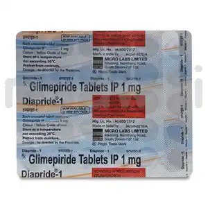 Diapride 1 Tablet 30s