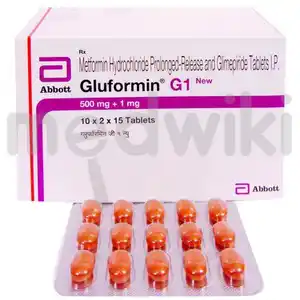 Gluformin G 1 Tablet PR 15s