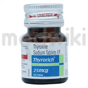 Thyrorich 25mcg Tablet 100s