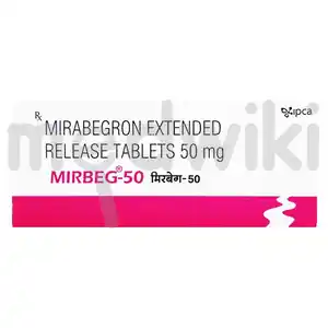 मिर्बेग 50mg टैबलेट ईआर