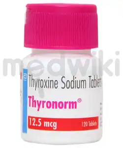थायरोनोर्म 12.5एमसीजी टैबलेट 120एस