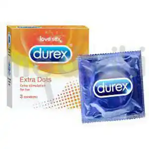 Durex Extra Dots Condom 3s