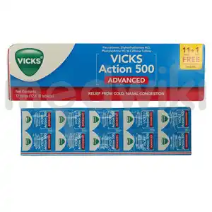 Vicks Action 500 Advanced Tablet 10s