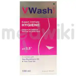 VWASH PLUS LIQUID INTIMATE HYGIENE WASH 100ML