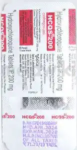 एचसीक्यूएस 200mg टैबलेट 10s