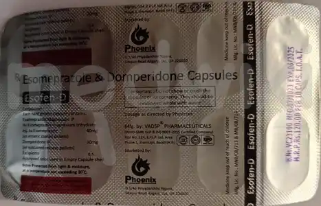 Esofen D 40mg/30mg Capsule 10s