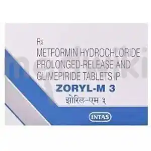 Zoryl M 3mg/500mg Tablet PR