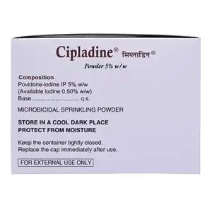 Cipladine 5% Dusting Powder 10gm