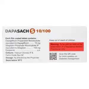 Dapasach S 10mg/100mg Tablet 10s