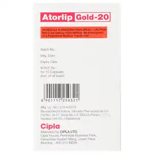 Atorlip Gold 20 Capsule 10s