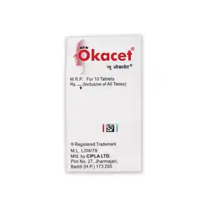 Okacet 10mg Tablet 10s