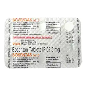 Bosentas 62.5mg Tablet 10s