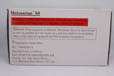 Metosartan 50 Tablet ER 10s