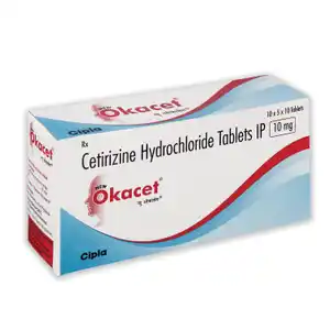 Okacet 10mg Tablet 10s