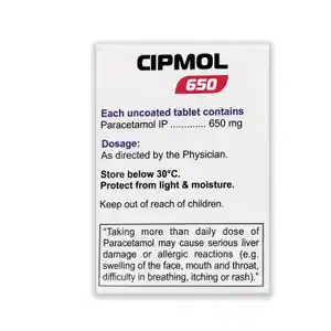 Cipmol 650 Tablet 10s