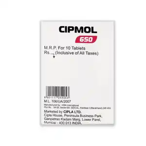 Cipmol 650 Tablet 10s