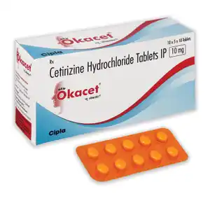 Okacet 10mg Tablet 10s