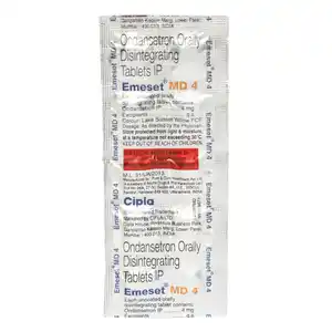 Emeset 4mg Tablet MD 10s