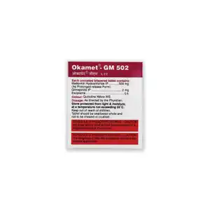Okamet GM 2mg/500mg Tablet PR