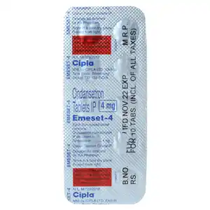 Emeset 4mg Tablet 10s