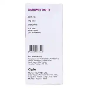 Daruvir 600mg Tablet 60s
