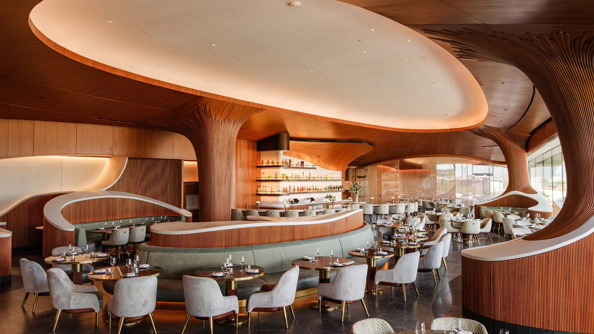 Skywalker Grill dining room, photographed by Tom McGovern