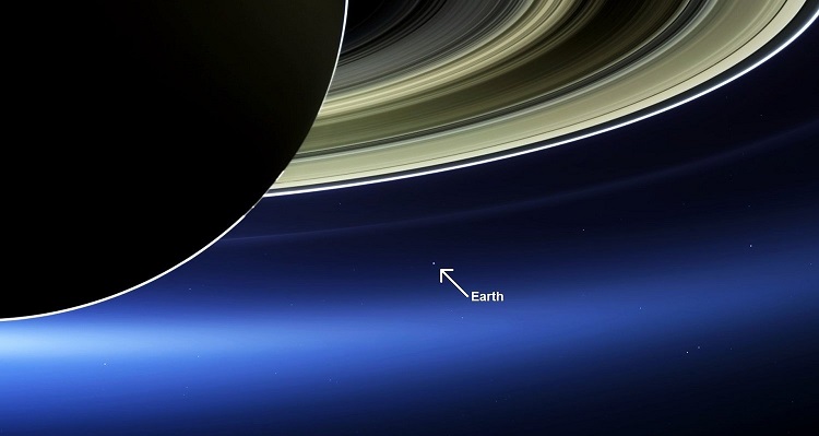 Earth from Saturn