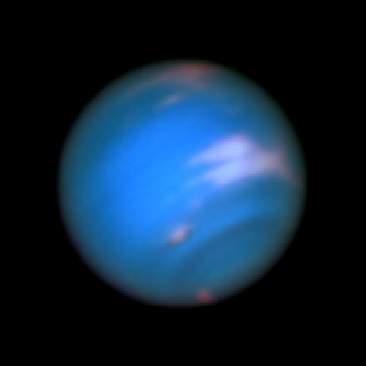 Neptune via Hubble