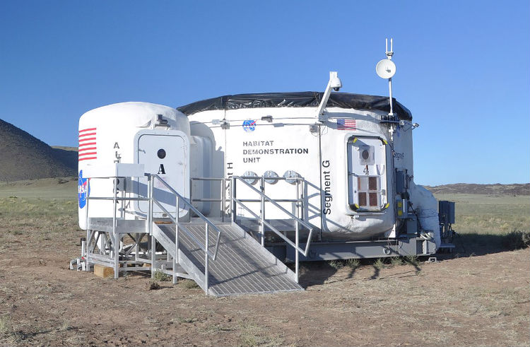 Simulated Mars habitat