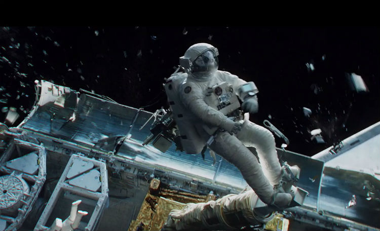 Scene from Gravity