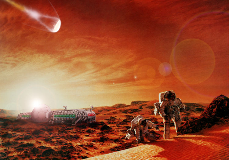 Mars Mission Concept Art