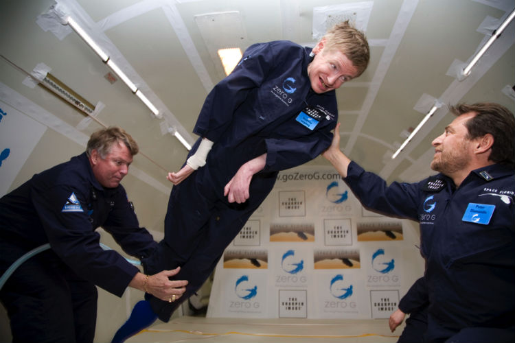 Stephen Hawking in Weightlessness