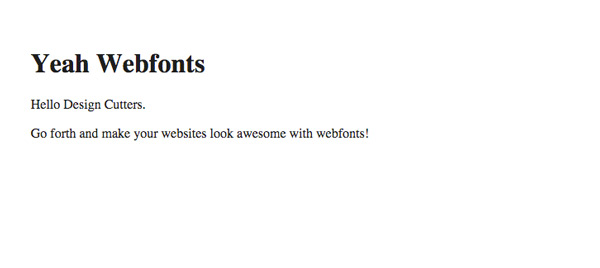 webfonts tutorial