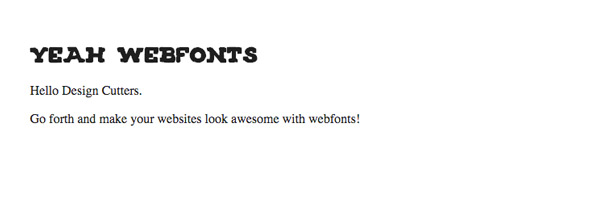 webfonts tutorial